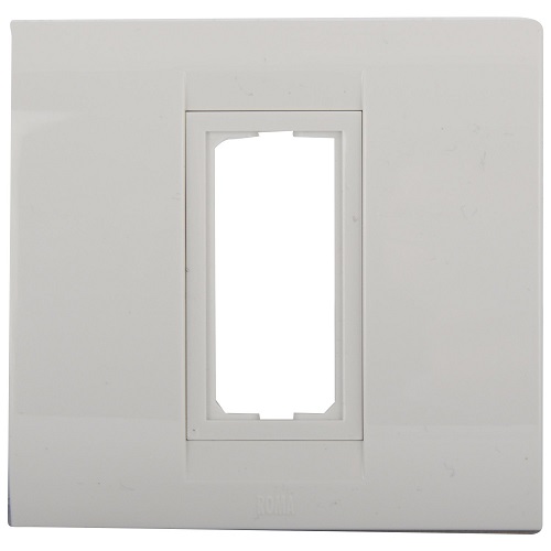Anchor Roma 1 Module Tresa Plate with Frame (White)