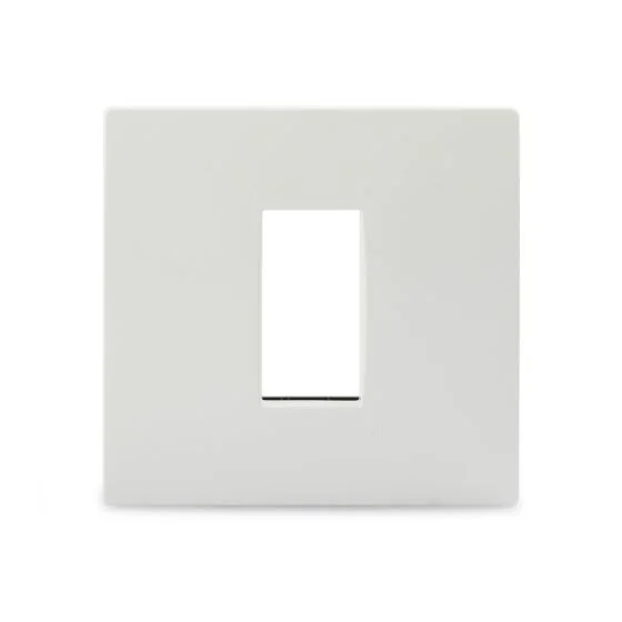 Opale 1 M Grid With 1 M Cover Plate  Schneider - White