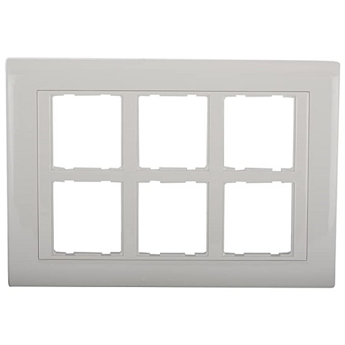 Anchor Roma 12 Module Lira Ultra Slim Plate (White)