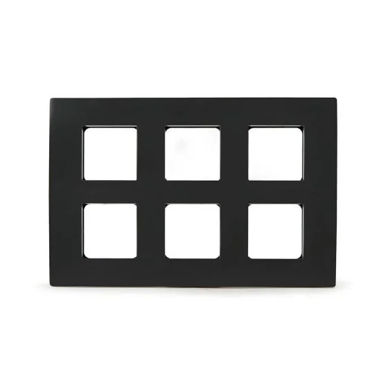 12 M Grid With 12 M Cover Plate - Coke Grey (Schneider Opale)