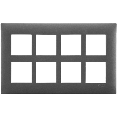 16 M Grid With 16 M Cover Plate - Grey (Schneider Livia