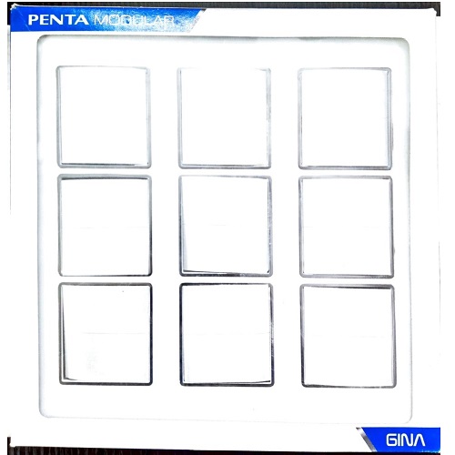 Anchor Penta 18 Module Plate (GINA) - White