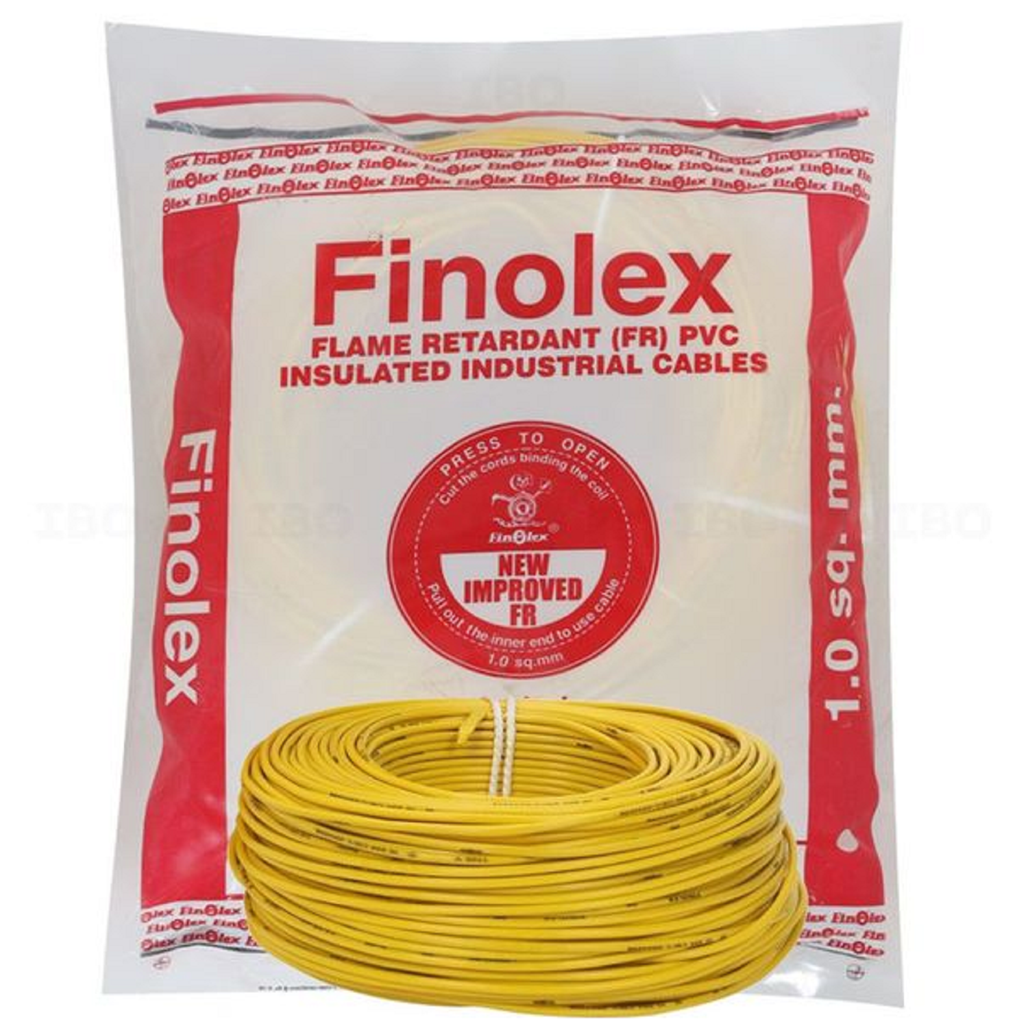 2.5 Sqmm Finolex FR Single Core Copper Wire (180 Mtr) With PVC Insulated for Domestic 38 Industrial 