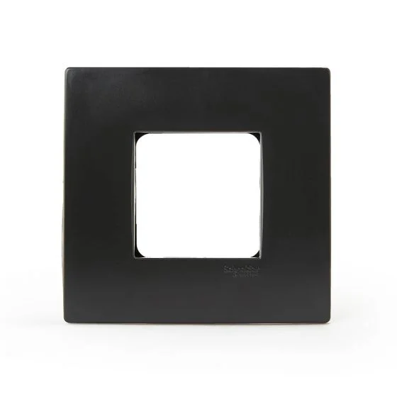 2 M Grid With 2 M Cover Plate - Coke Grey (Schneider Opale)