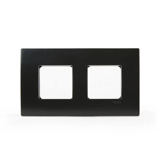 4 M Grid With 4 M Cover Plate - Coke Grey (Schneider Opale)