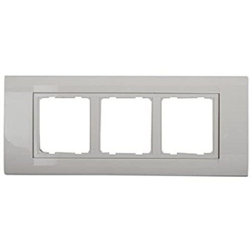 Anchor Roma 6 Module Lira Ultra Slim Plate (White)