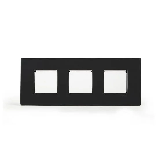 6 M Grid With 1 M Cover Plate - Coke Grey (Schneider Opale)