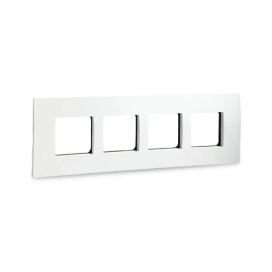 Opale 8 M Grid With 8 M Cover Plate(Horizontal)  Schneider - White