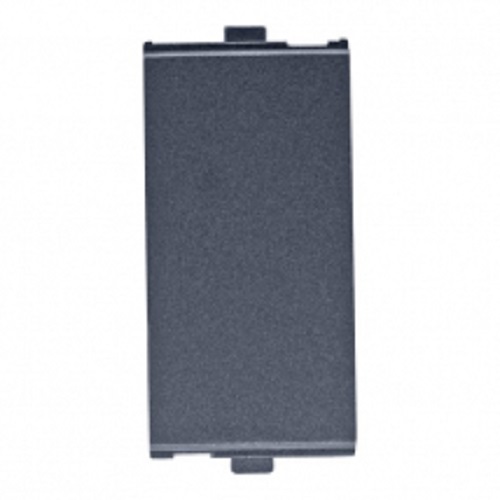 Blank Plate, (1Module), Anchor Penta - Black