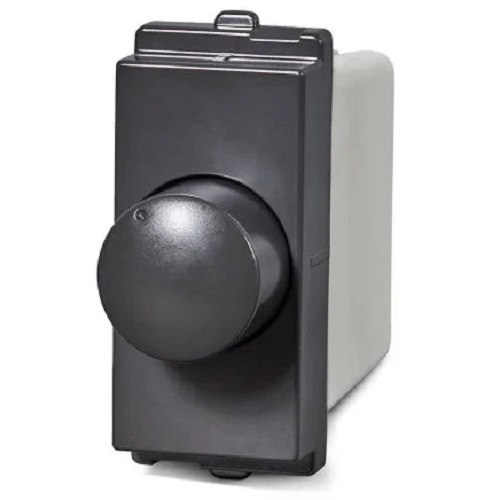 100W ,4 Step Fan regulator , 1 Module , Schneider Opale - Coke Grey