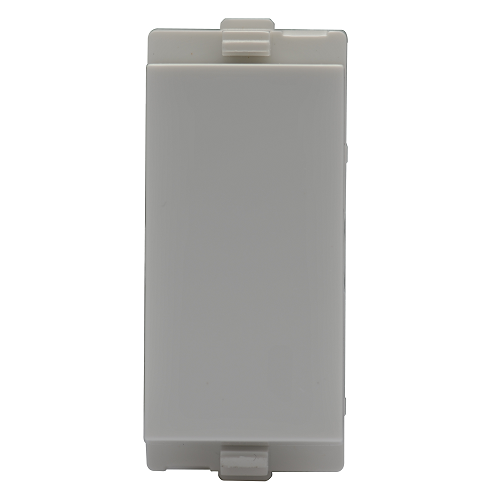 Blank Plate , 1Module , LT Engem - White