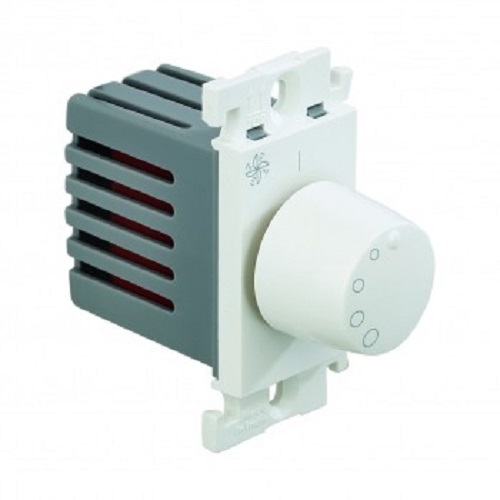 Legrand Mylinc 100 W, 4 -Step Fan Regulator , 1 Module - White
