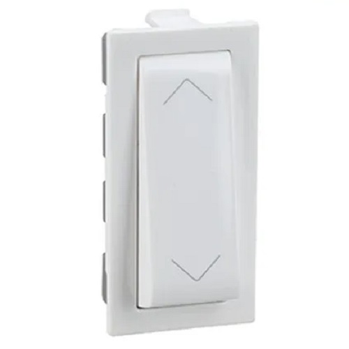 Legrand Britzy 6 Amp 2-Way SP Switch ,1 Module- White