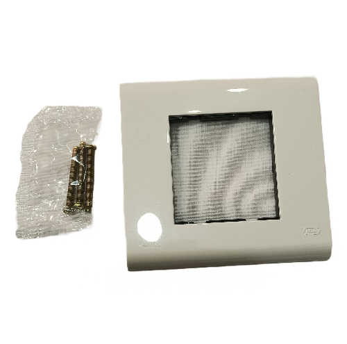 2 Module Cover Plate with Base Frame (A1 Series), Vinay Adora - White