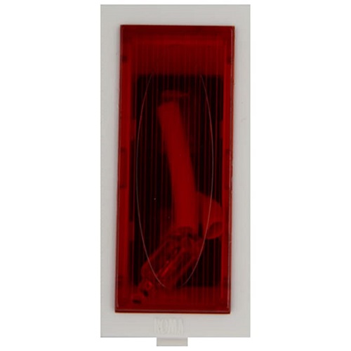 Anchor Roma  Neon Indicator Red (1Module)- White
