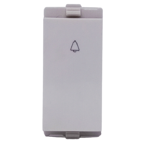 LT Engem 6 Amp, Bell Push Switch ,1 Module  - White