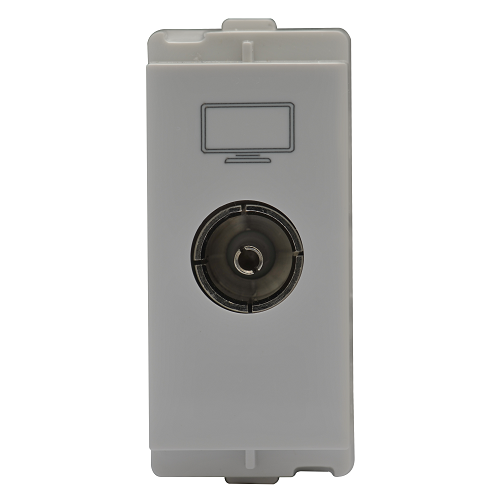 LT Engem TV Socket Outlet ,1 Module - White