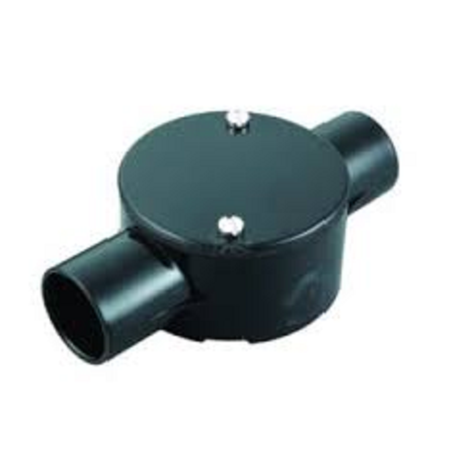 Two-Way Junction Box Medium 38 Heavy Elastic (Black)
