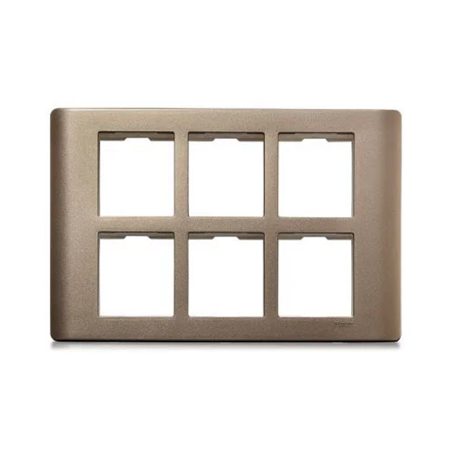 Opale 12 M Grid With 12 M Cover Plate - Matt Gold (Schneider )