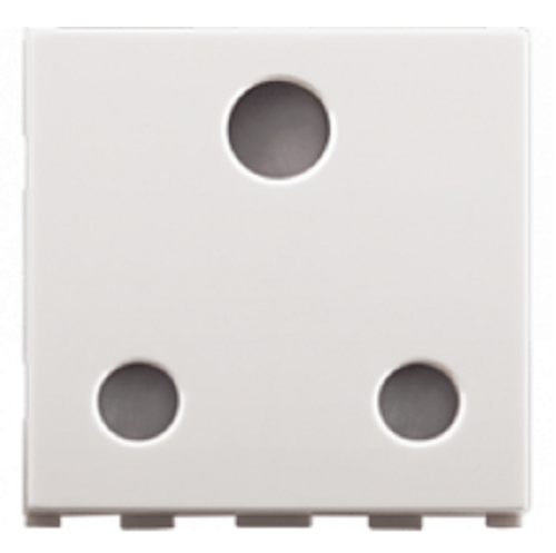 10A, Multi Socket, 2Module, Anchor Europa - white