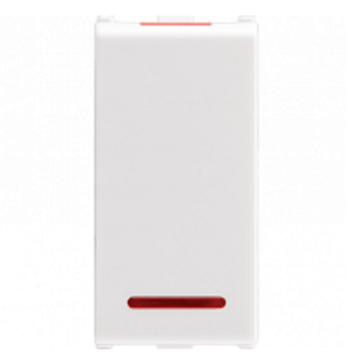 20A, 1Way Switch with Indicator, 1Module, Anchor Europa - white